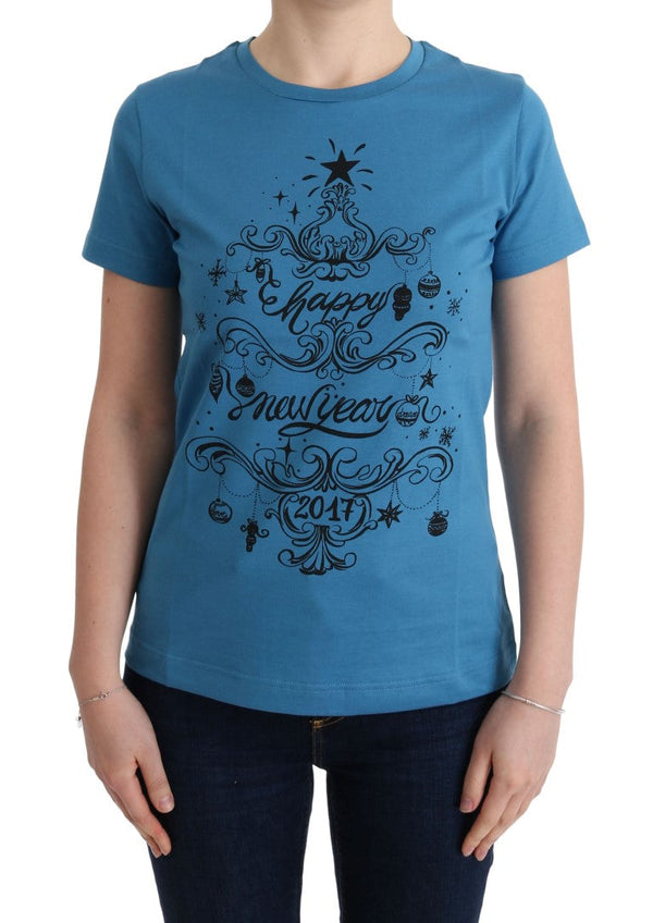 Dolce & Gabbana - Blue Cotton 2017 Motive T-Shirt