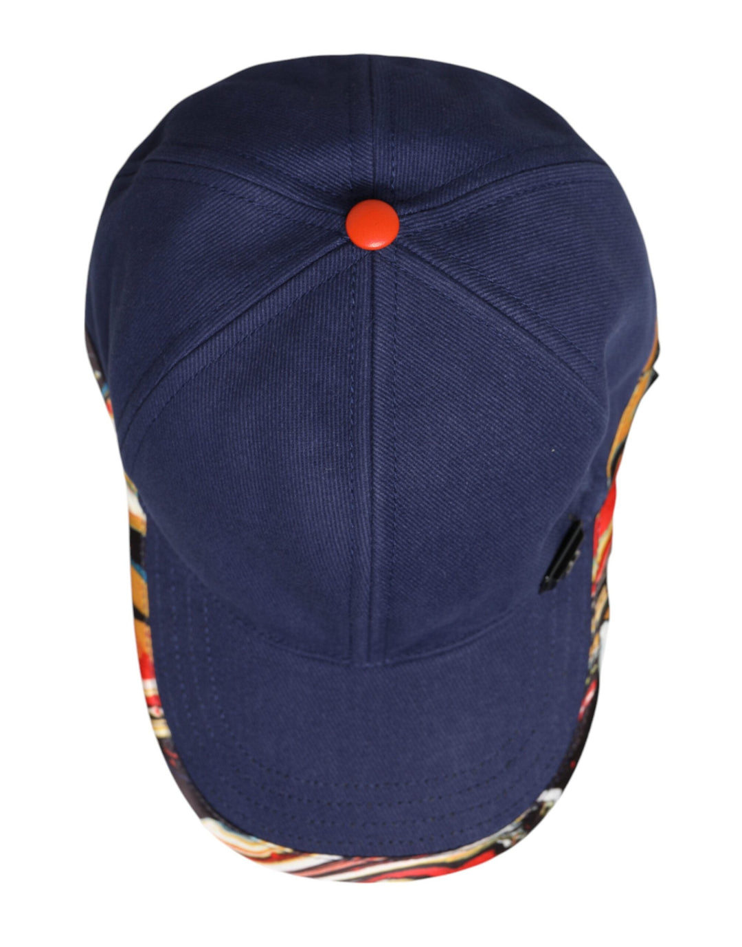 Dolce &amp; Gabbana Blue Cotton 6 Panels Baseball Cap