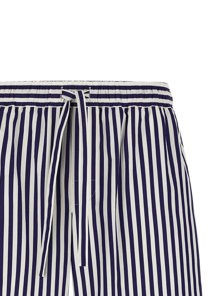 Dolce &amp; Gabbana Blue Cotton Bermuda Shorts