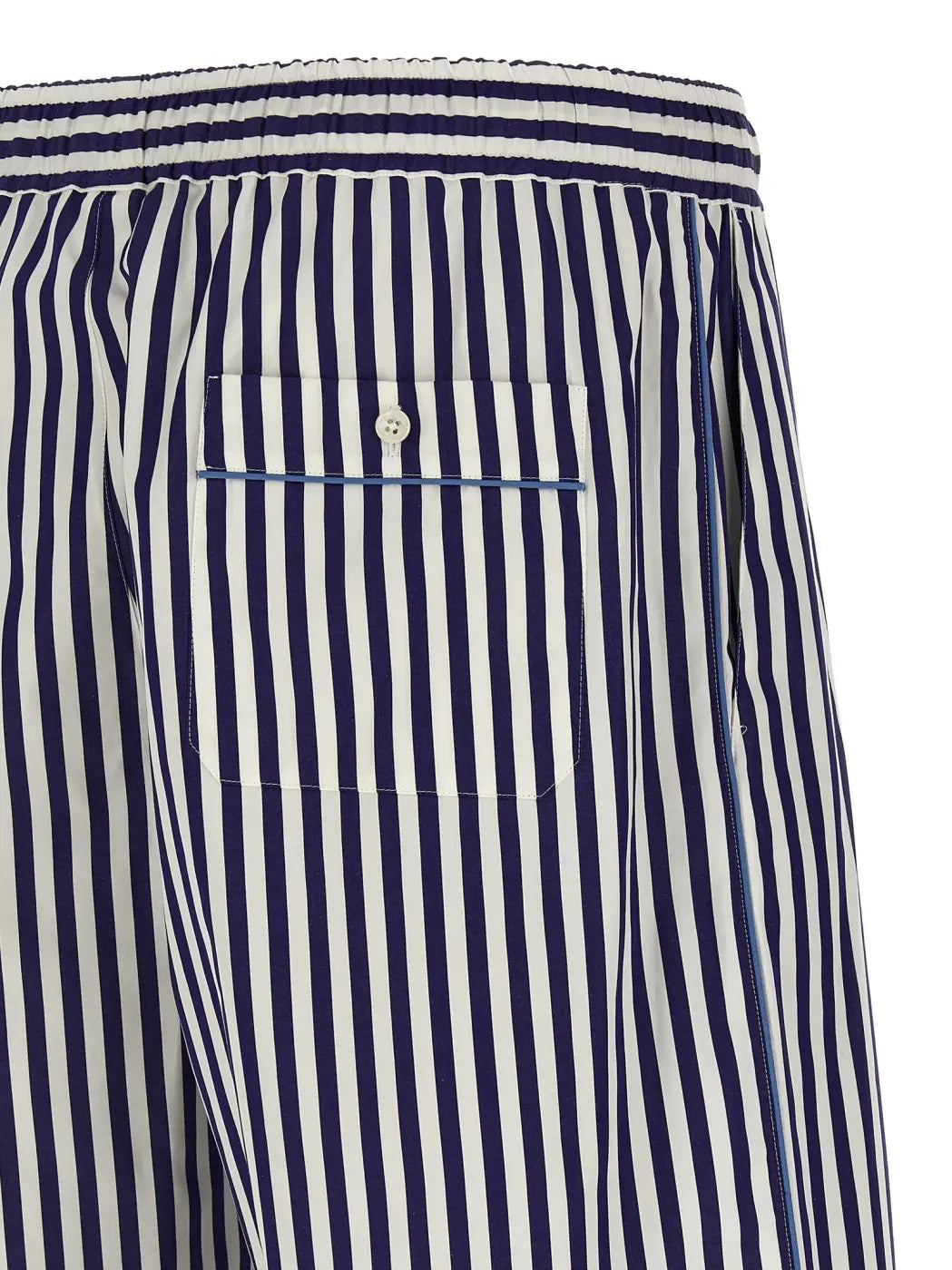 Dolce &amp; Gabbana Blue Cotton Bermuda Shorts