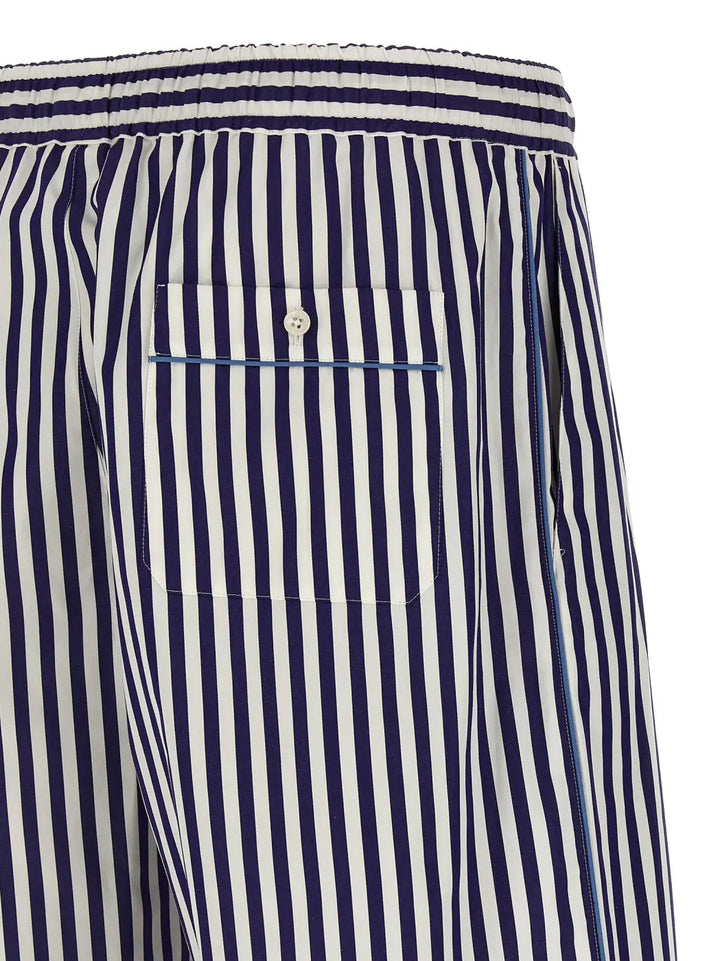 Dolce &amp; Gabbana Blue Cotton Bermuda Shorts
