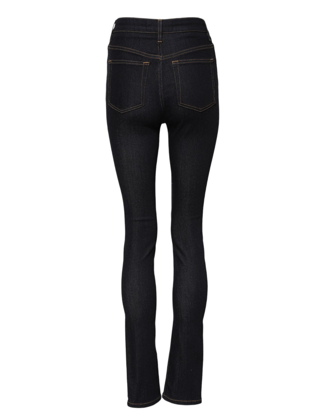 Dolce &amp; Gabbana Blue Cotton High Waist Skinny Denim Jeans