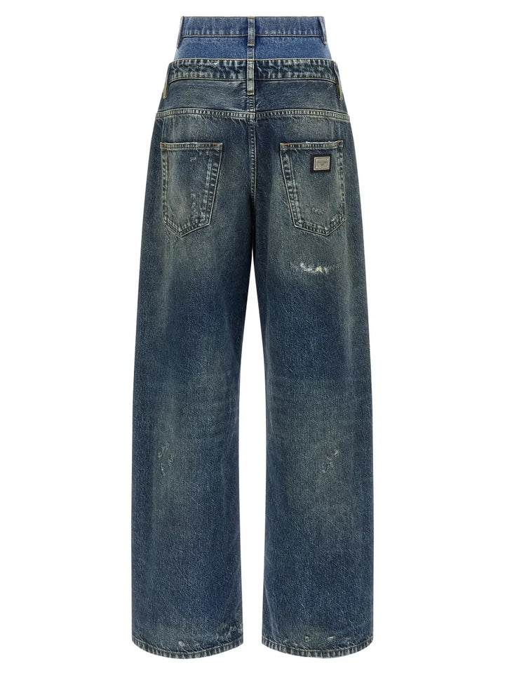 Dolce &amp; Gabbana Blue Cotton Jeans Denim