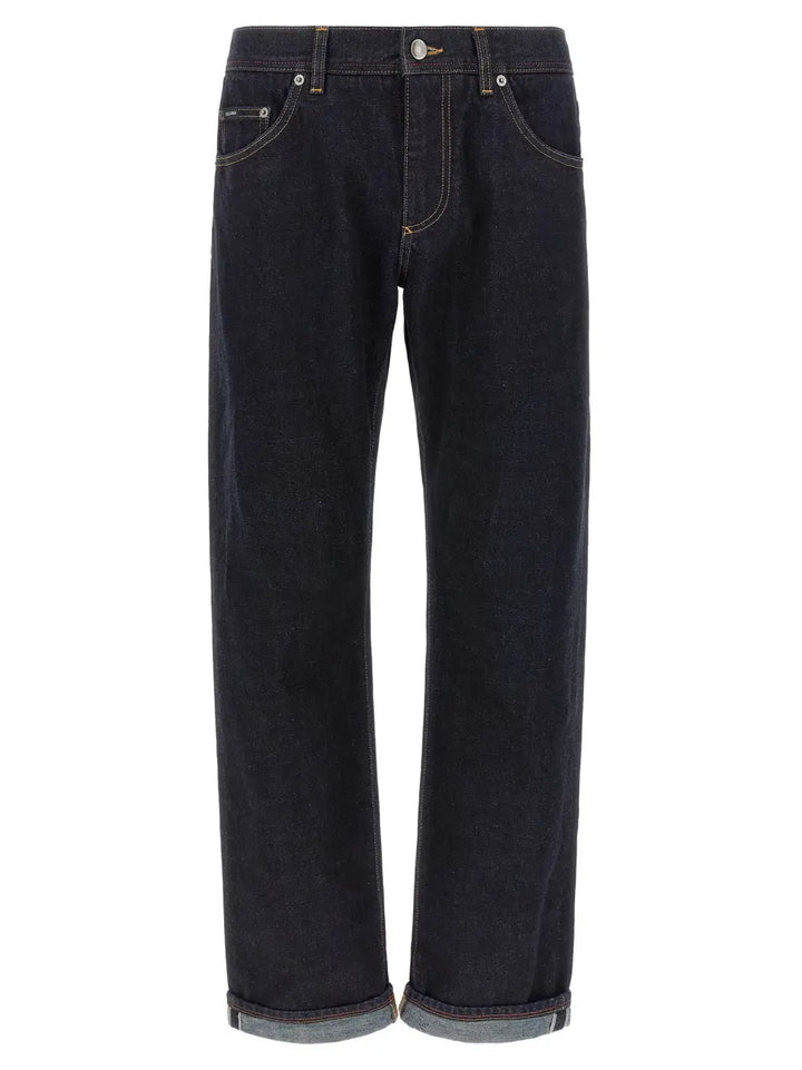 Dolce &amp; Gabbana Blue Cotton Jeans Denim