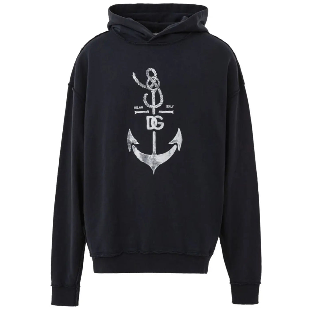 Dolce &amp; Gabbana Blue Cotton Sweatshirt