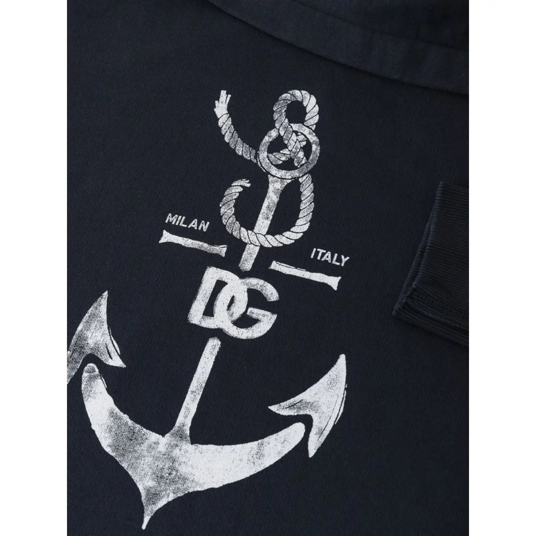Dolce &amp; Gabbana Blue Cotton Sweatshirt