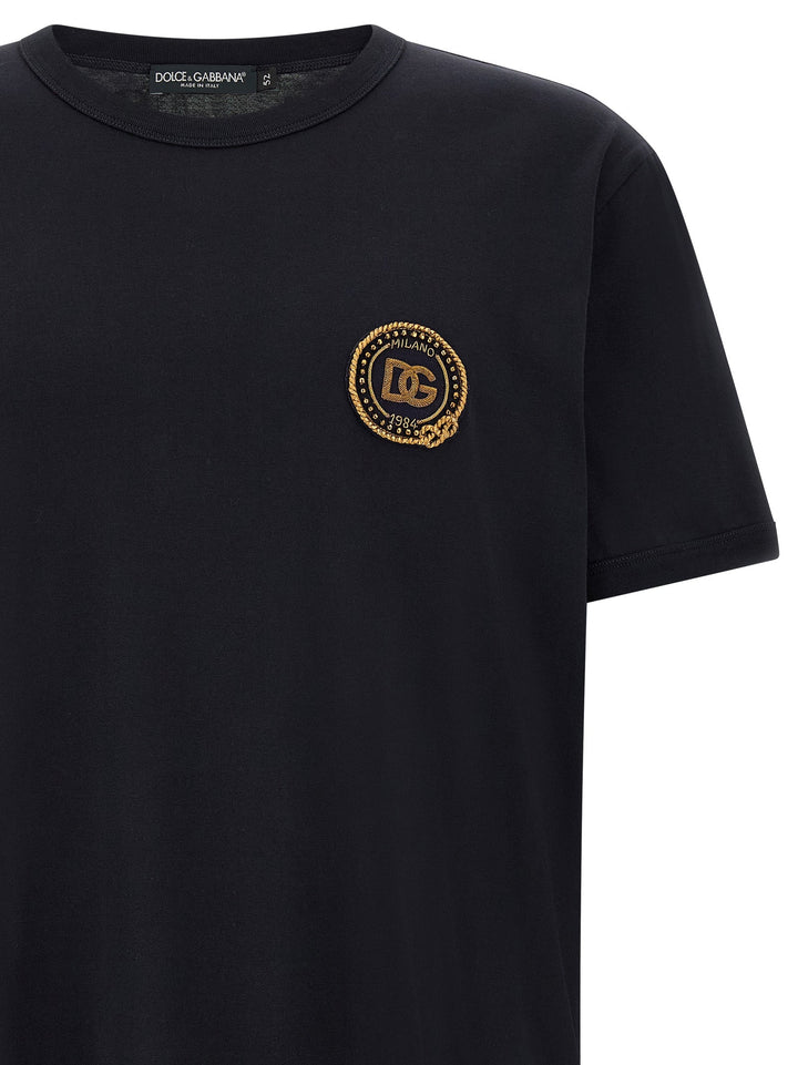 Dolce &amp; Gabbana Blue Cotton T-shirt