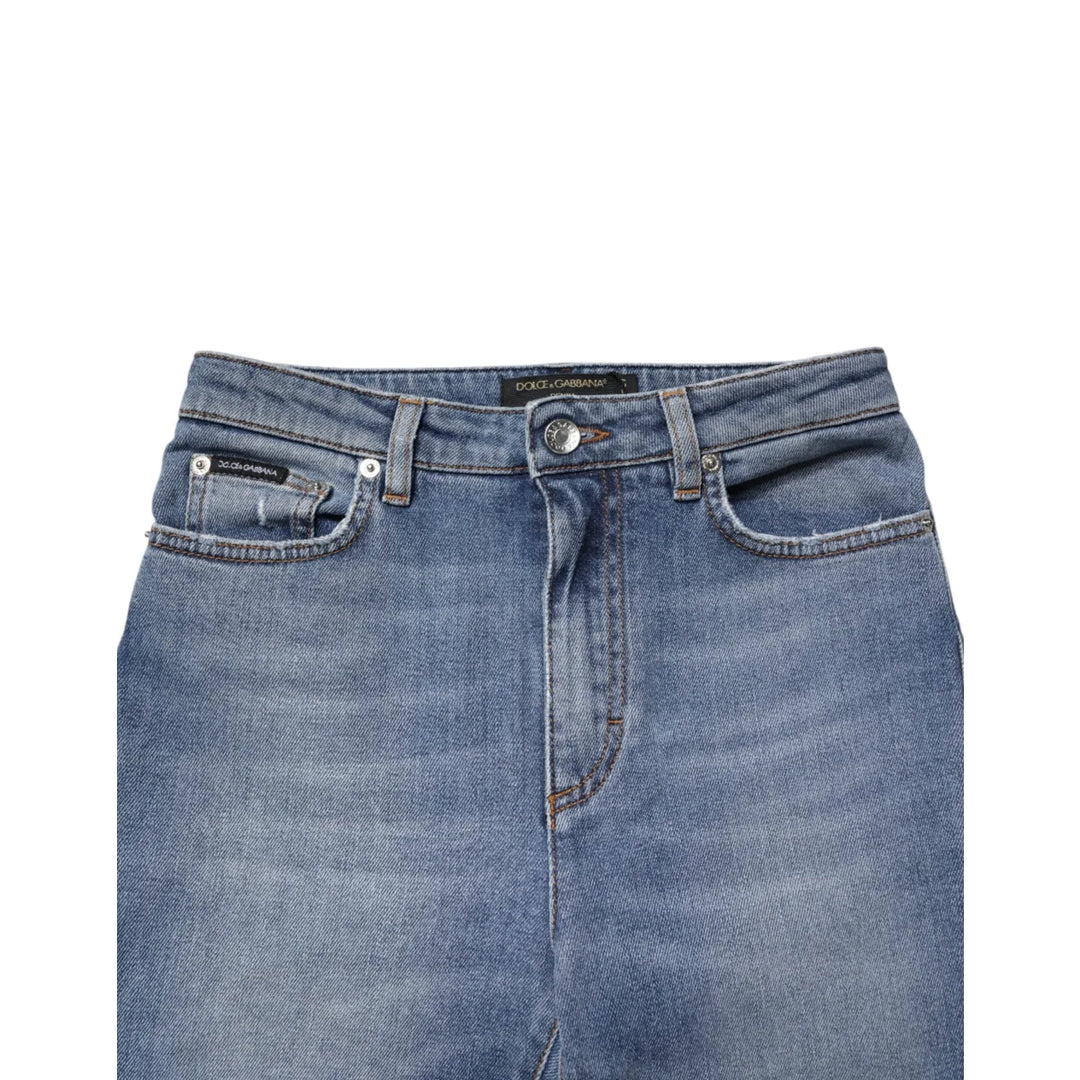Dolce and Gabbana Blue Denim Jeans for Effortless Style &