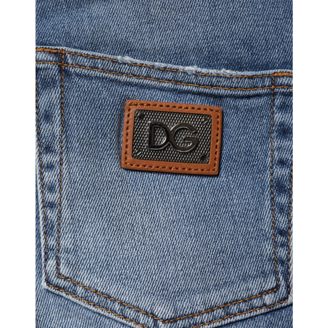 Dolce and Gabbana Blue Denim Jeans for Effortless Style &
