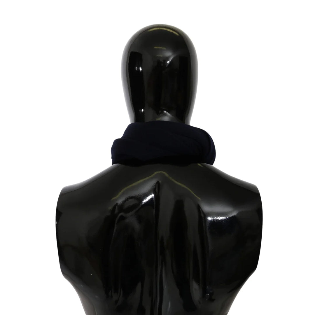 Dolce & Gabbana Blue #DGLovesLondon Wrap Shawl Wool Scarf