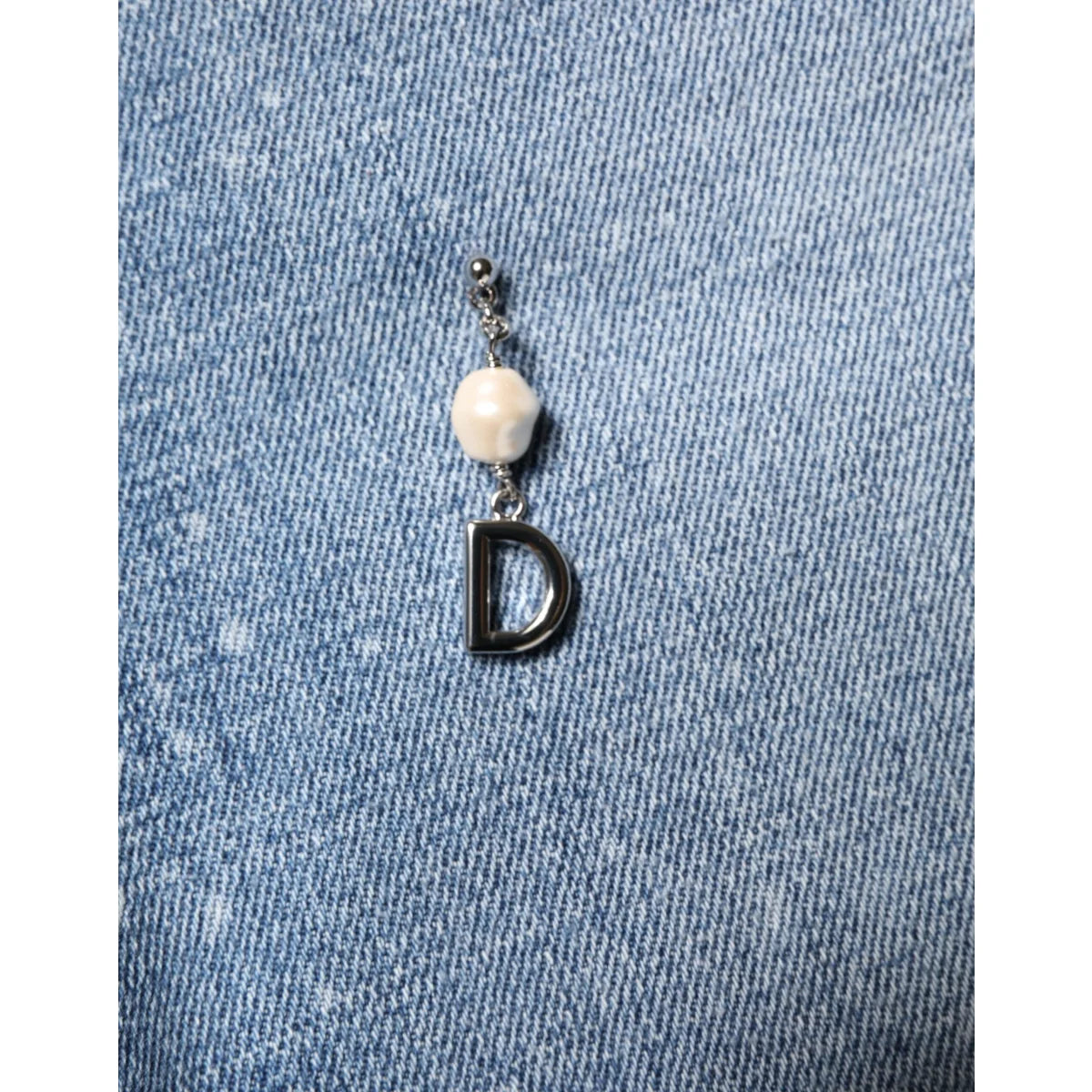 Dolce and Gabbana Blue Embellished Cotton Skinny Jeans &