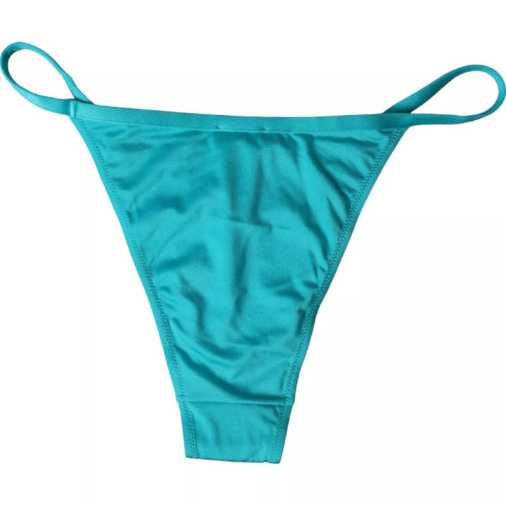Dolce &amp; Gabbana Blue Green Nylon Beachwear Swimwear Bottom Bikini - Women’s Classic Bikinis