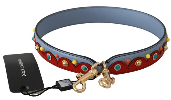 Dolce & Gabbana - Blue Handbag Accessory Leather Shoulder Strap