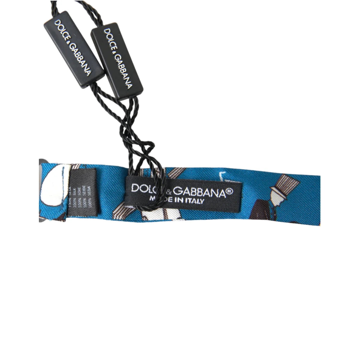 Dolce Gabbana Blue Jazz Club Bow Tie Spectacular &