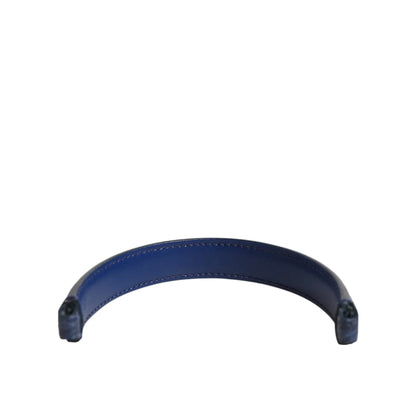 Dolce and Gabbana Blue Large Ayers Leather Shoulder Strap Accessory &