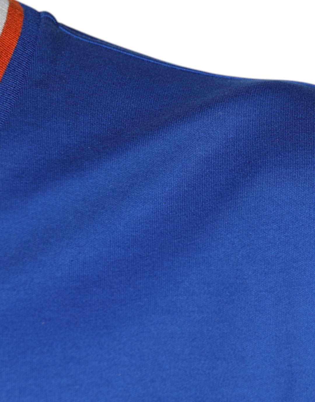 Dolce &amp; Gabbana Blue Logo V-neck Short Sleeve T-shirt