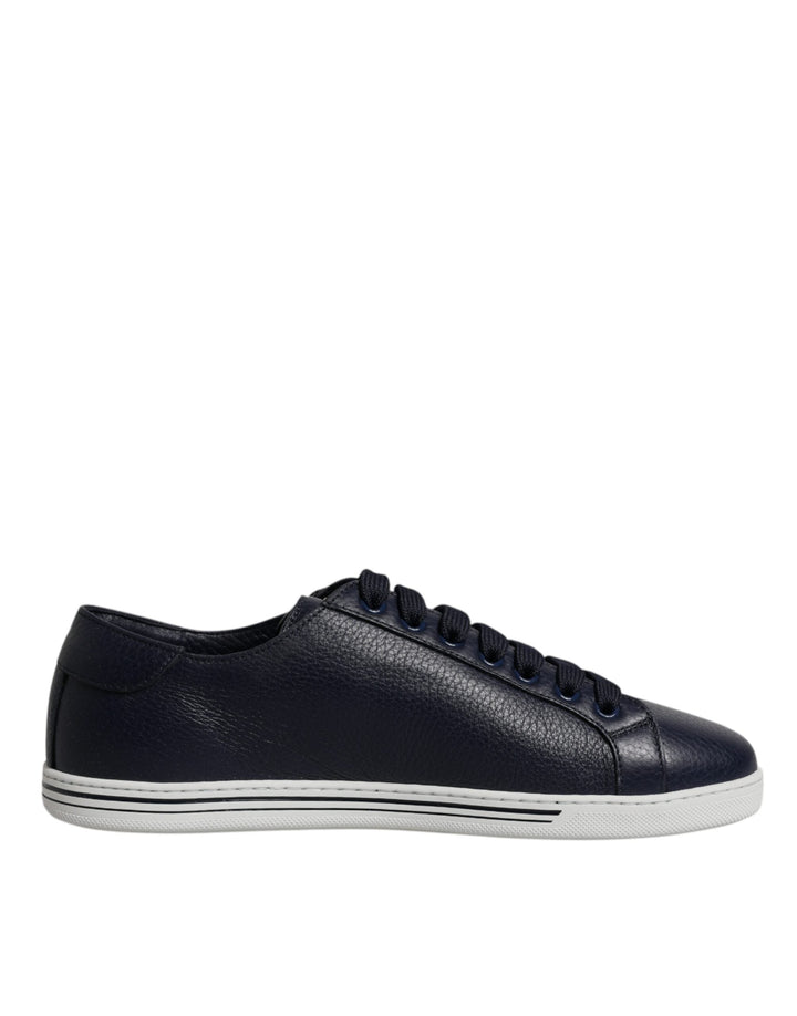 Dolce &amp; Gabbana Blue Low Top Men Saint Tropez Sneakers Shoes
