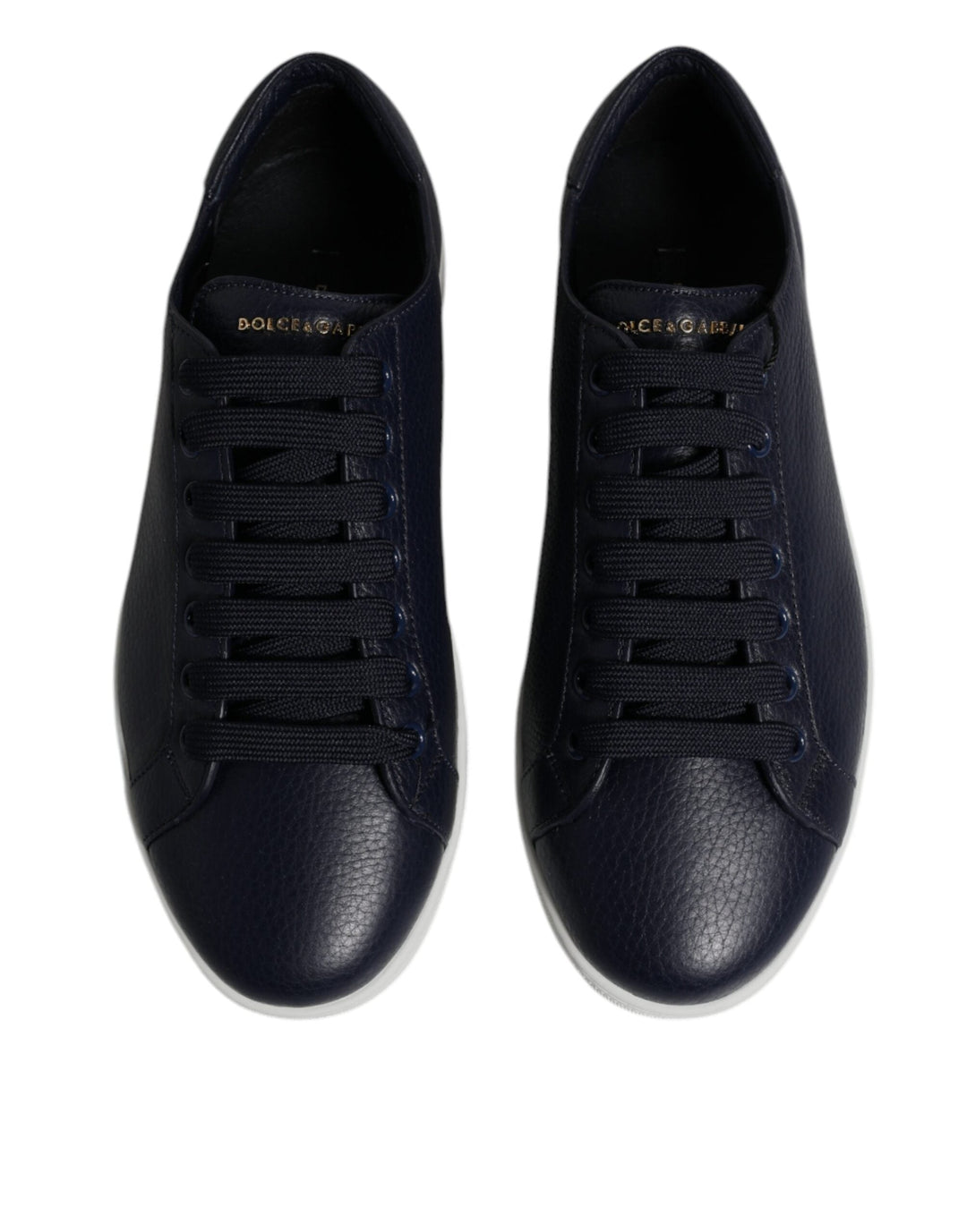 Dolce &amp; Gabbana Blue Low Top Men Saint Tropez Sneakers Shoes