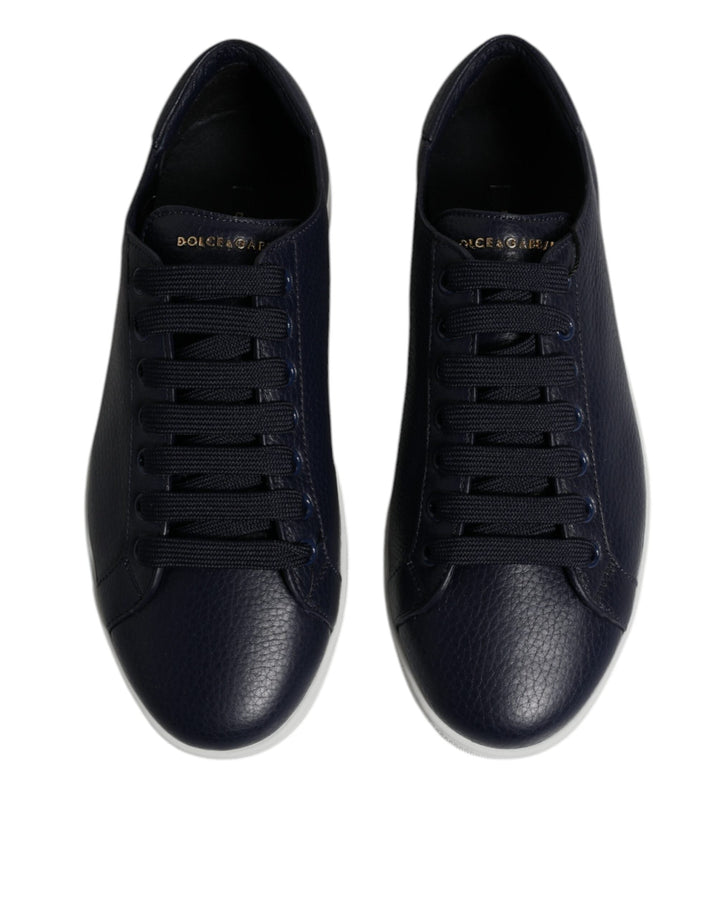 Dolce &amp; Gabbana Blue Low Top Men Saint Tropez Sneakers Shoes