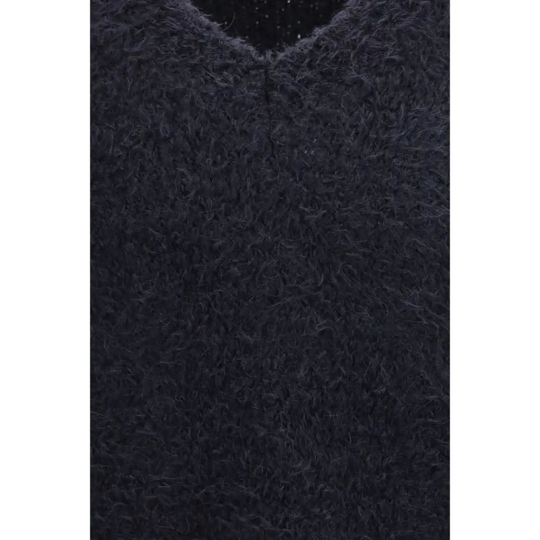 Dolce &amp; Gabbana Blue Marabou Sweatshirt