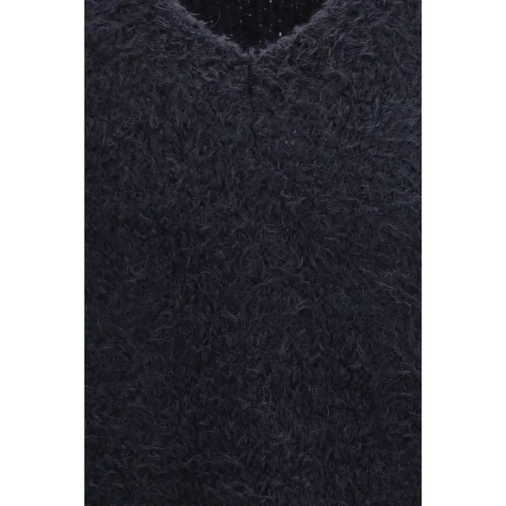 Dolce &amp; Gabbana Blue Marabou Sweatshirt
