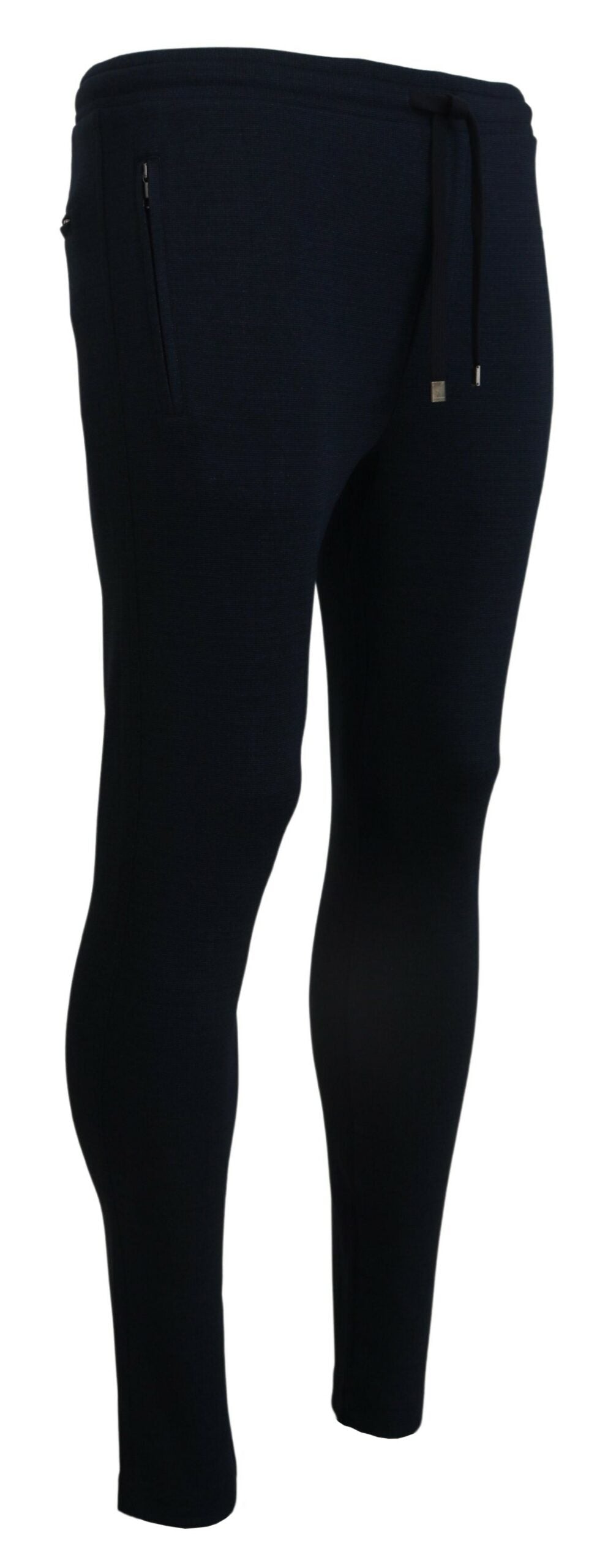 Dolce &amp; Gabbana Blue Mens Sport Cotton Sweatpants Pants