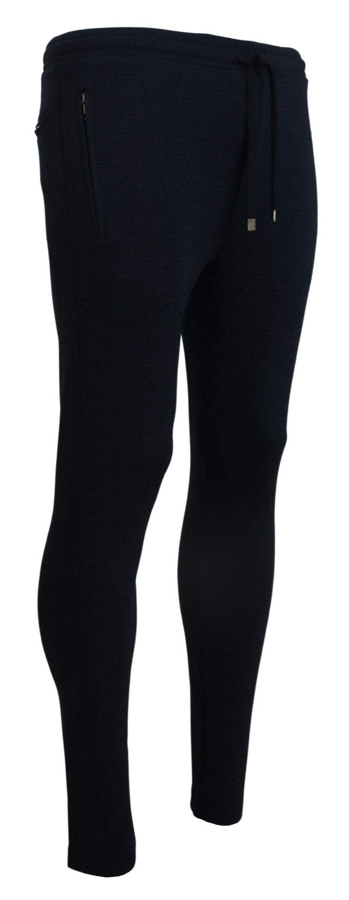 Dolce &amp; Gabbana Blue Mens Sport Cotton Sweatpants Pants