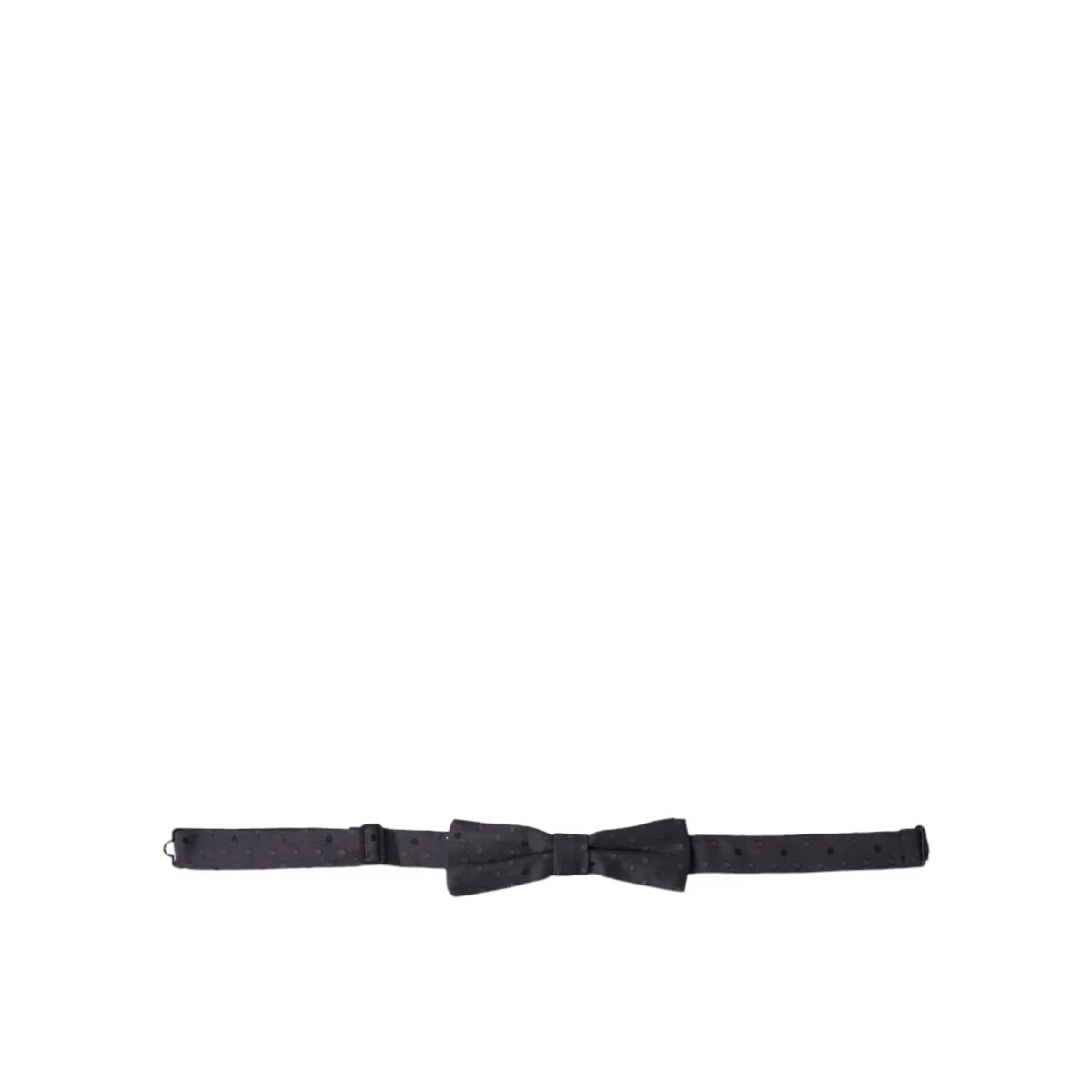 Dolce Gabbana Blue Polka Dot Bow Tie Statement Piece &