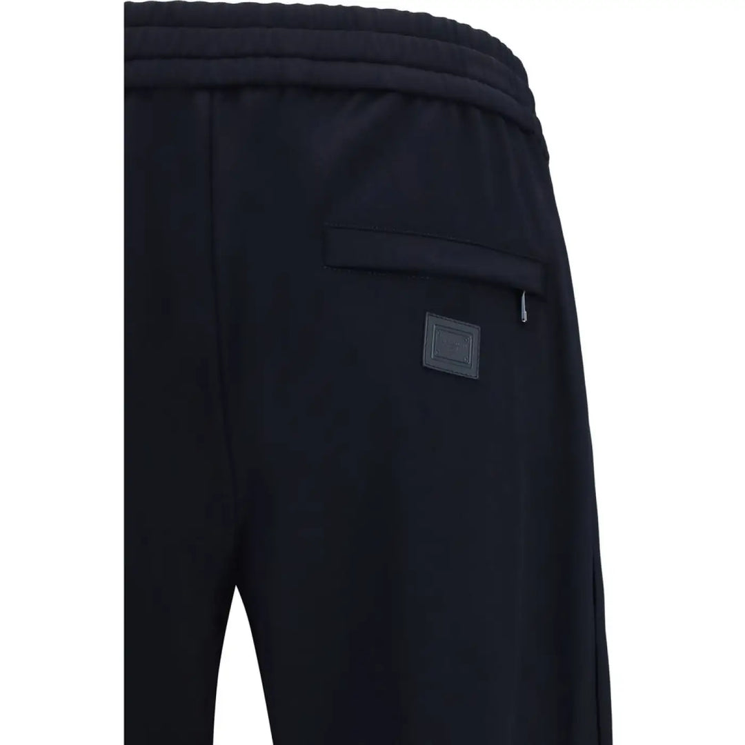 Dolce &amp; Gabbana Blue Polyamide Athletic Pants