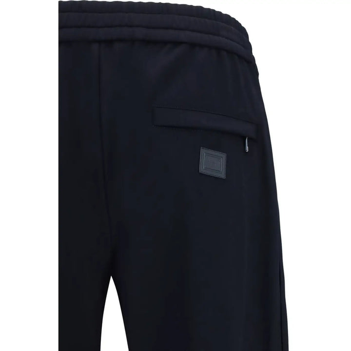 Dolce &amp; Gabbana Blue Polyamide Athletic Pants