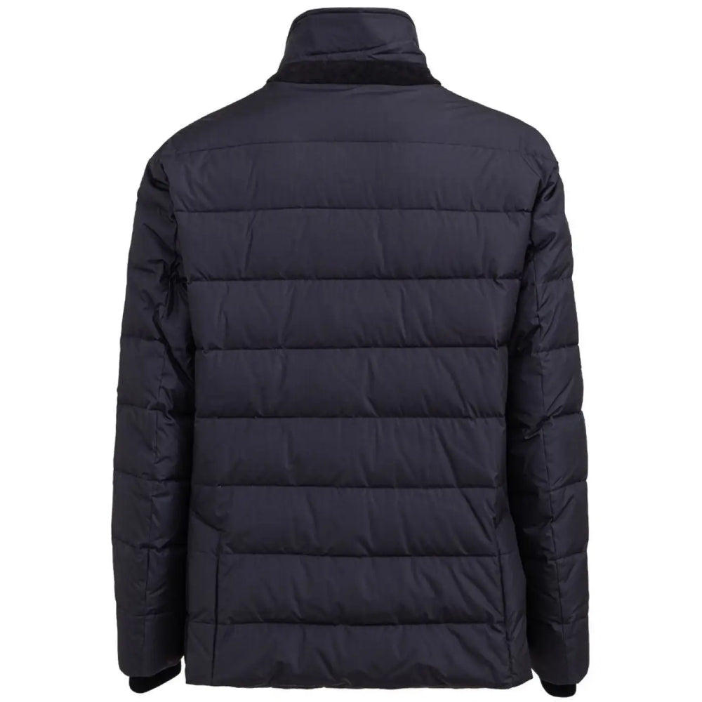 Dolce & Gabbana Blue Polyester Coat