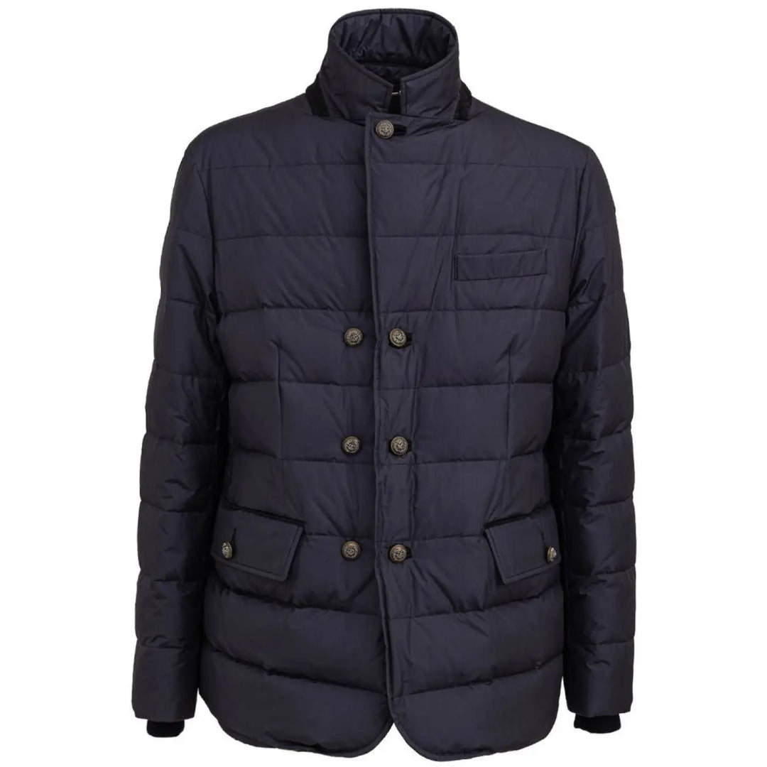 Dolce & Gabbana Blue Polyester Coat