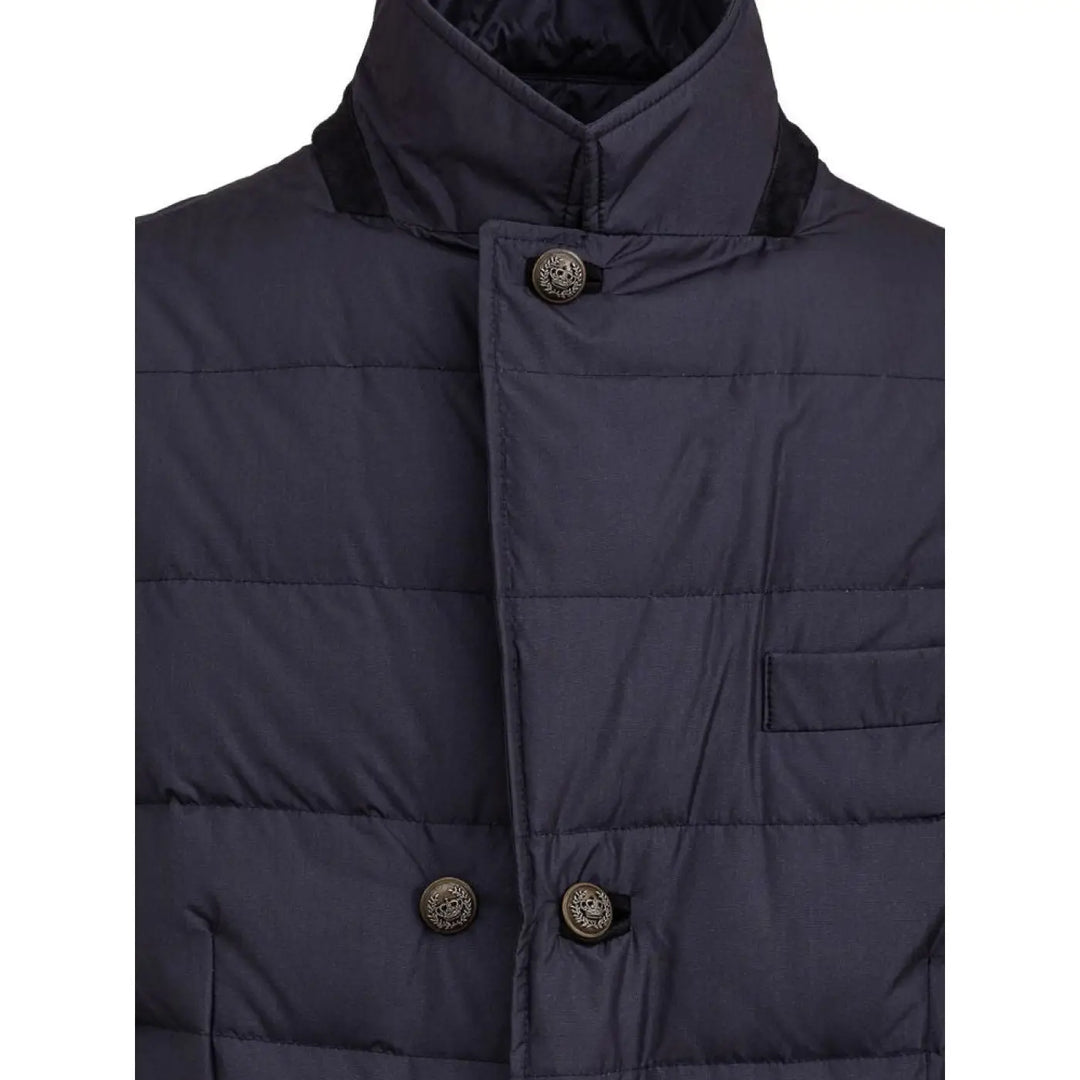 Dolce &amp; Gabbana Blue Polyester Coat