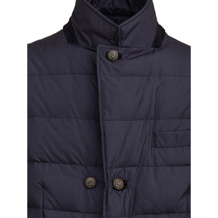 Dolce &amp; Gabbana Blue Polyester Coat