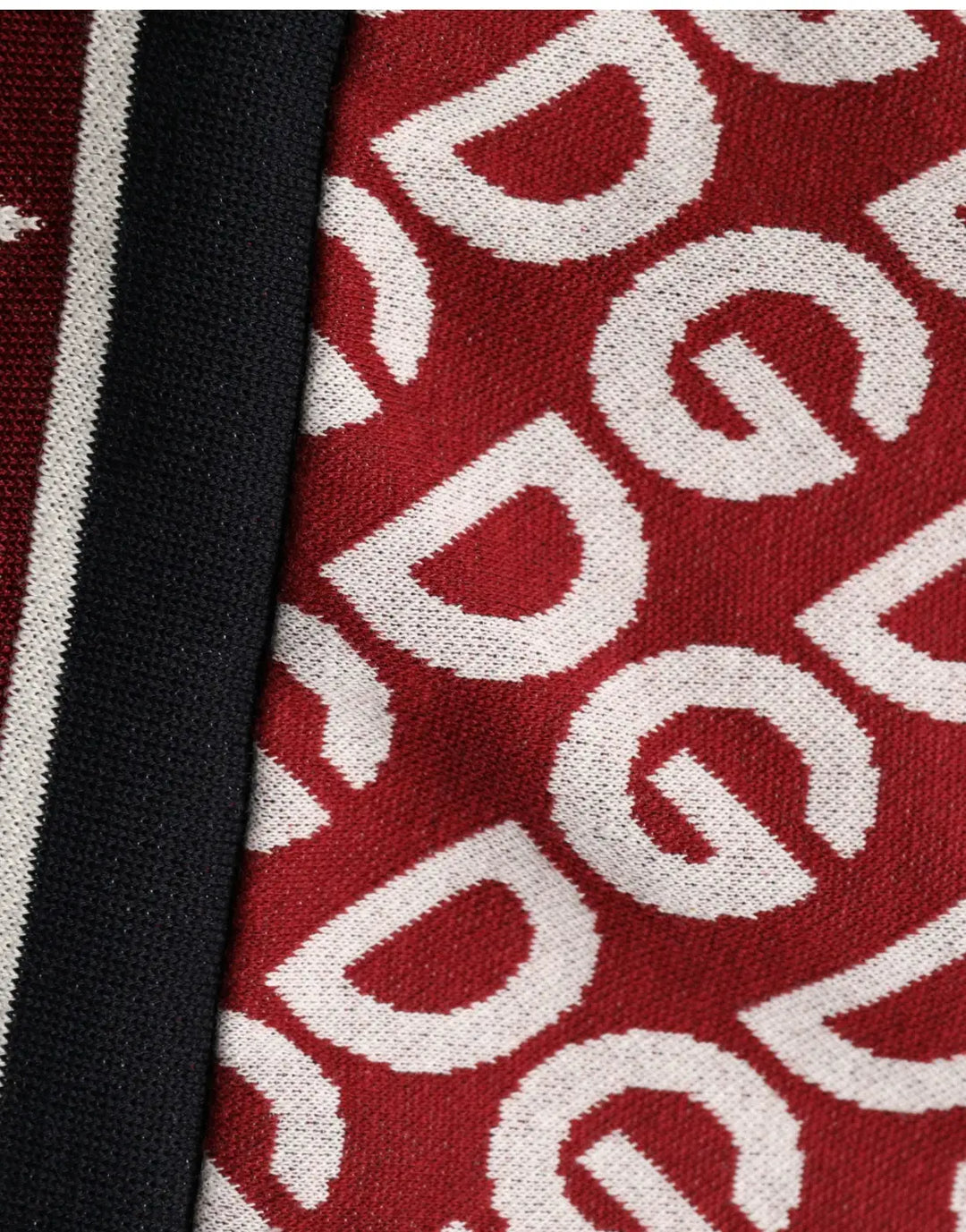 Dolce &amp; Gabbana Blue Red Paneled ’Royals’ Patch Sweatshirt Sweater
