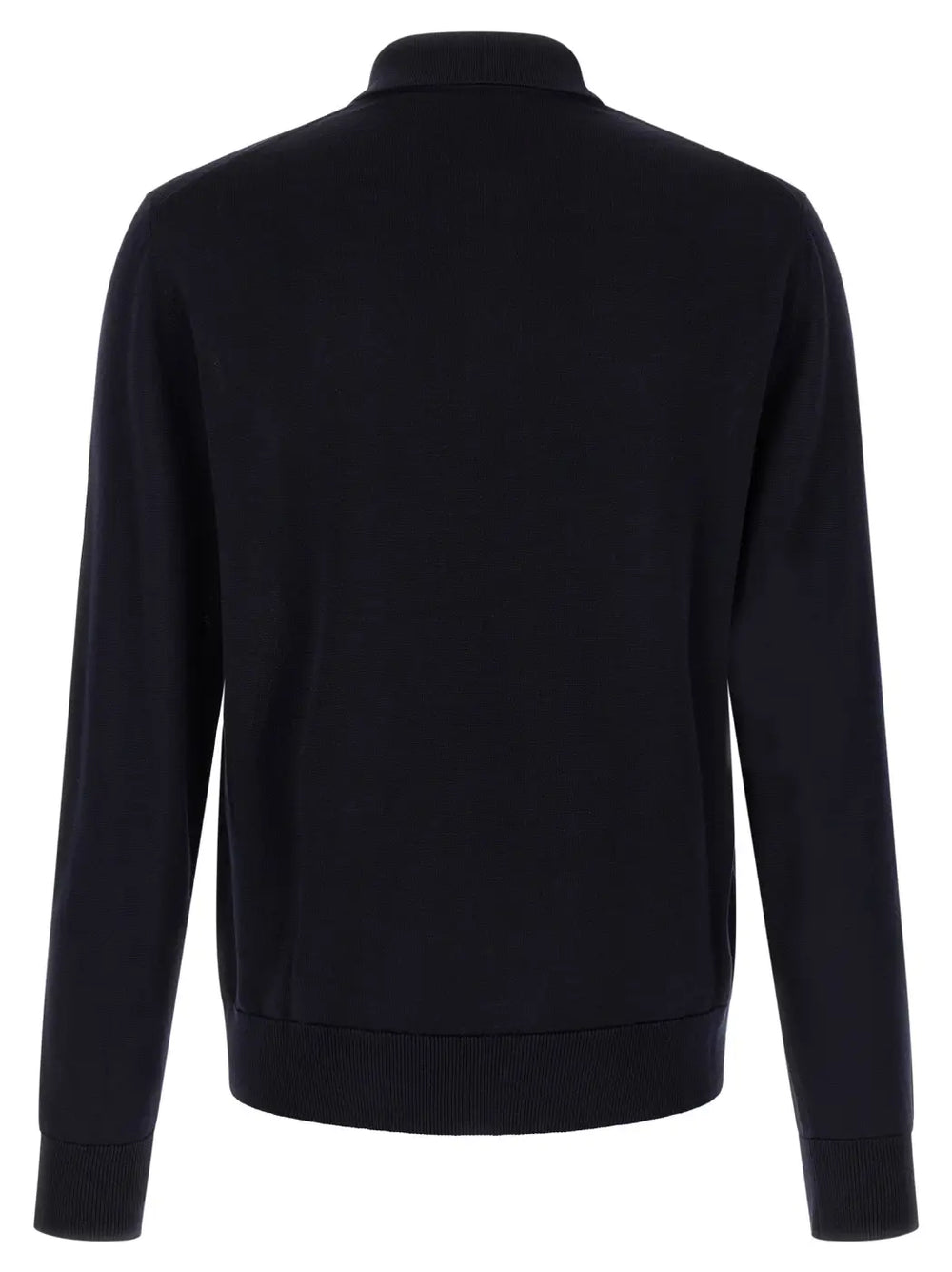 Dolce & Gabbana Blue Virgin Wool Polo Shirt