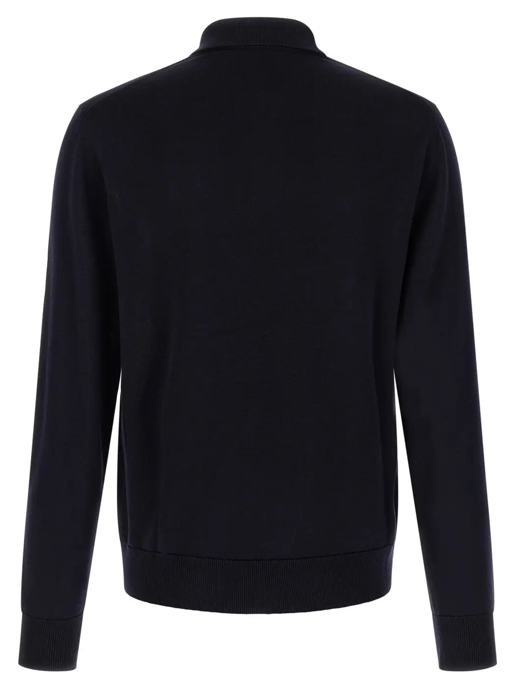 Dolce &amp; Gabbana Blue Virgin Wool Polo Shirt