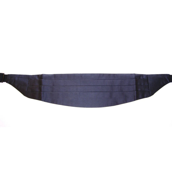 Dolce & Gabbana Blue Waist Smoking Tuxedo Cummerbund Belt