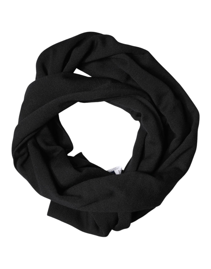 Dolce &amp; Gabbana Blue Wool Dg Loves London Neck Wrap Scarf