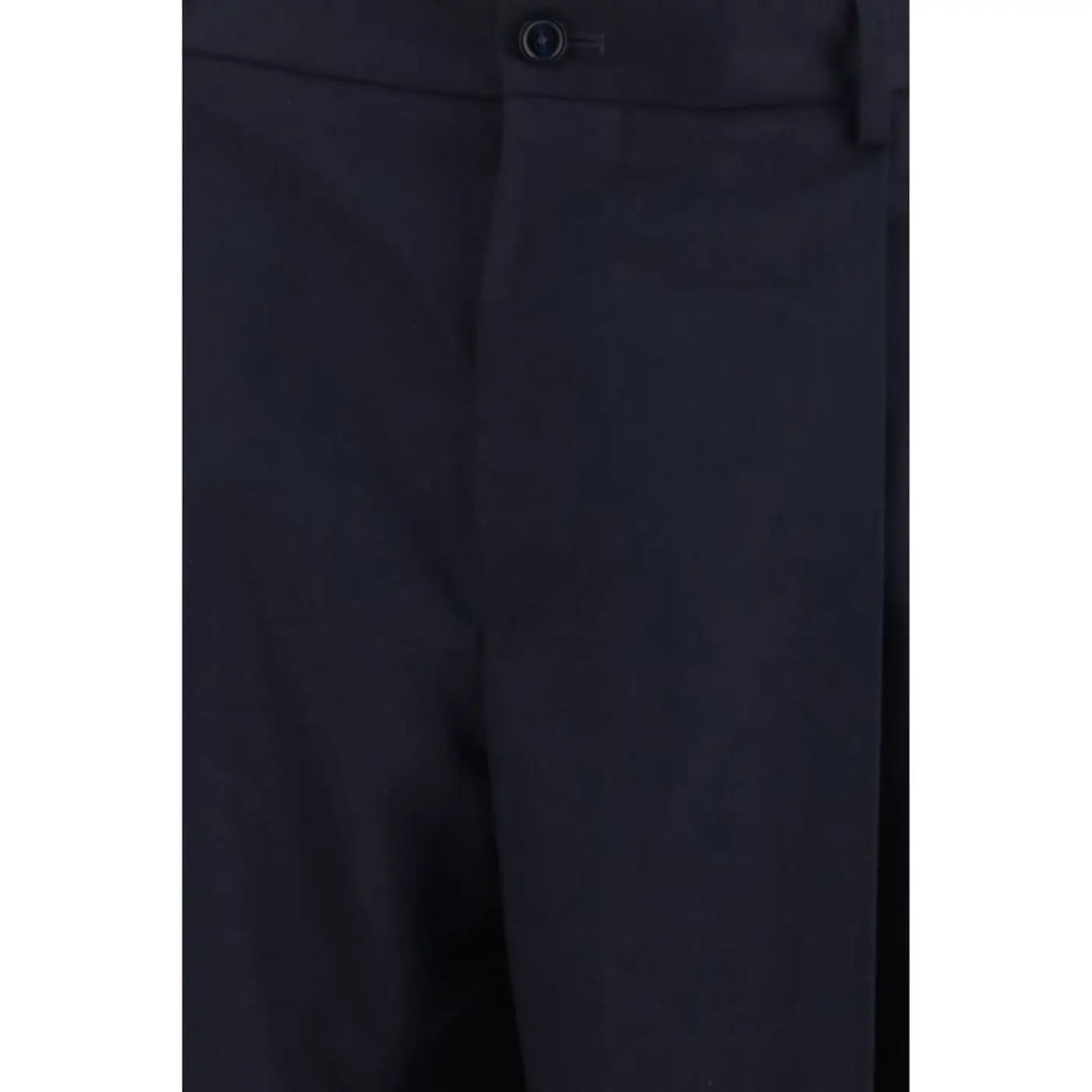Men’s Dolce &amp; Gabbana Blue Wool Oves Aries Dress Pants