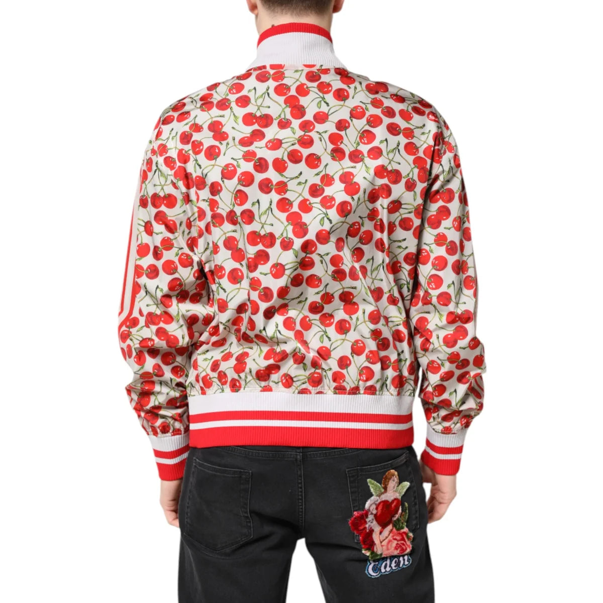 Dolce Gabbana Bomber Jacket with Sleek Zipper Closure &