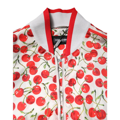 Dolce Gabbana Bomber Jacket with Sleek Zipper Closure &