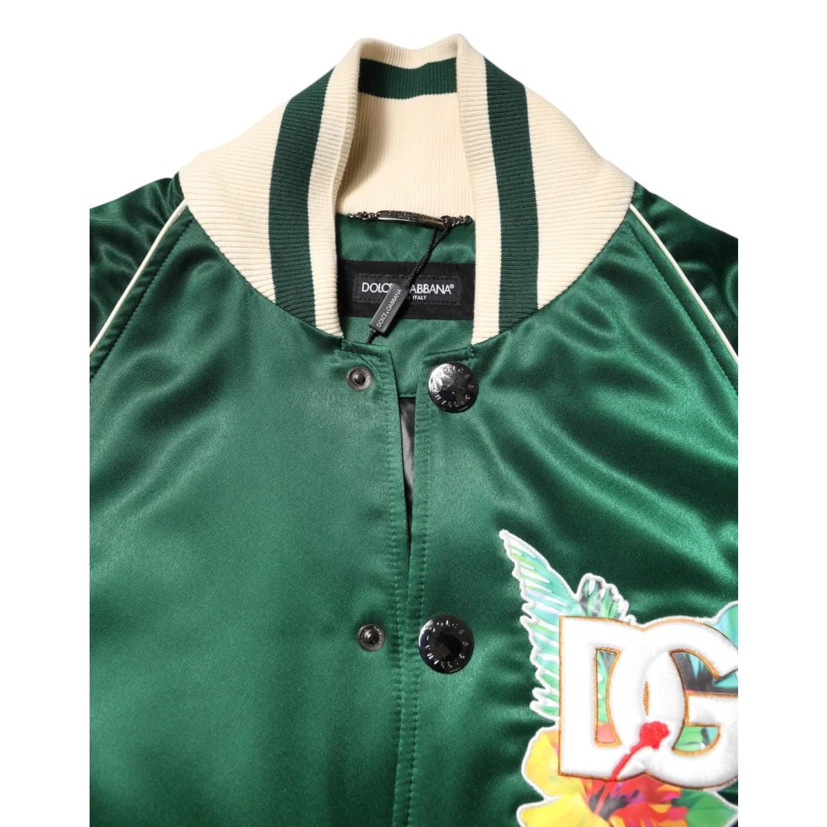 Dolce & Gabbana Bomber Jacket Style Explosion with Full Zip Closure