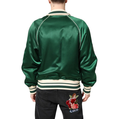 Dolce & Gabbana Bomber Jacket Style Explosion with Full Zip Closure