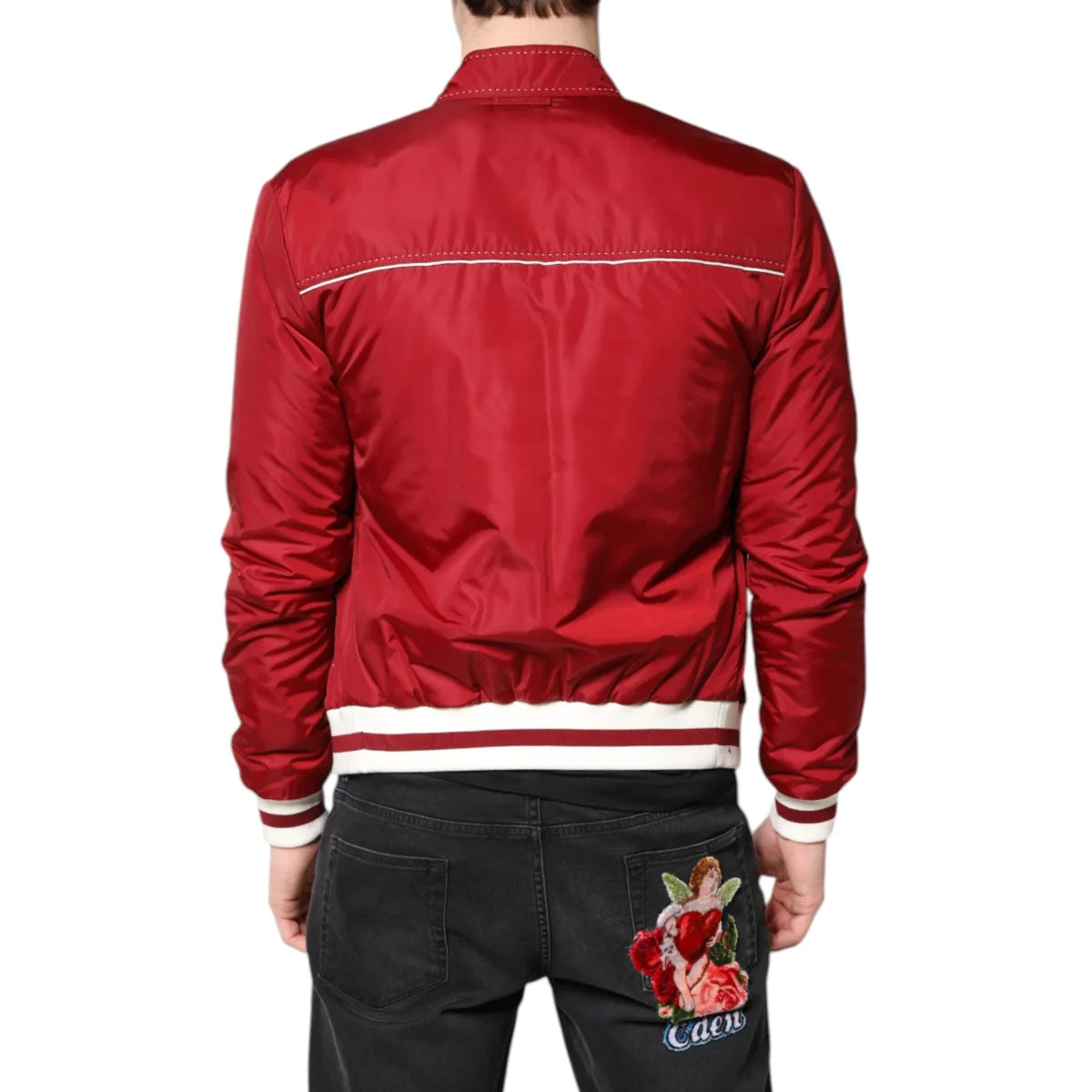 Dolce Gabbana Bomber Nylon Style Explosion Jacket &