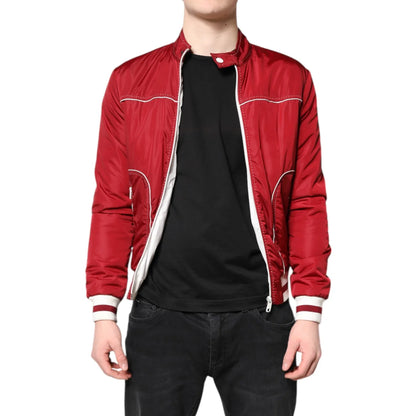 Dolce Gabbana Bomber Nylon Style Explosion Jacket &