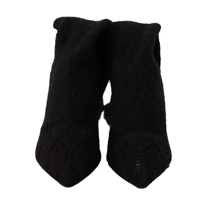 Dolce Gabbana Boots With Stretch Sock Allure For Black Dress &