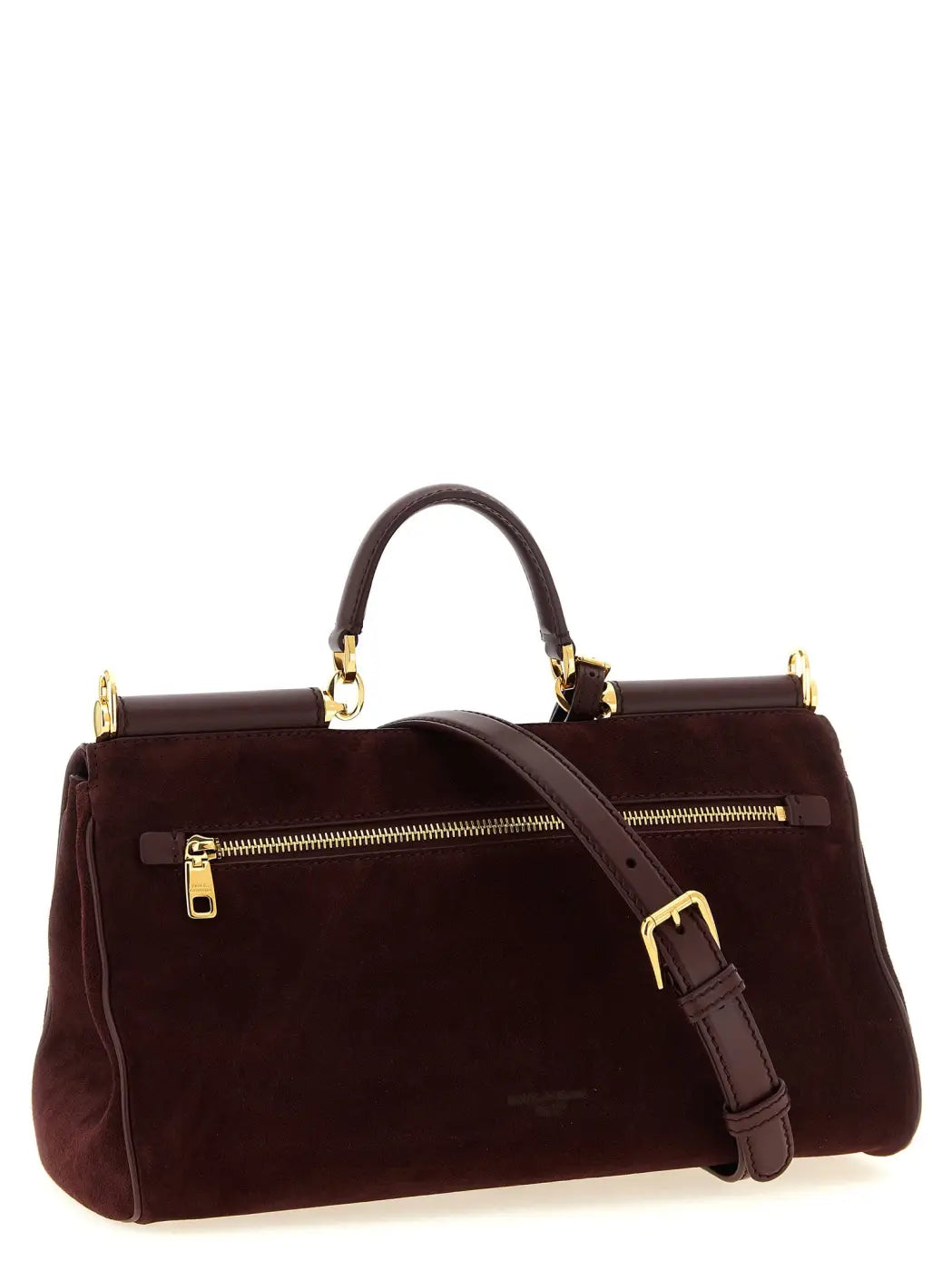 Dolce &amp; Gabbana Bordeaux Calfskin Handbag