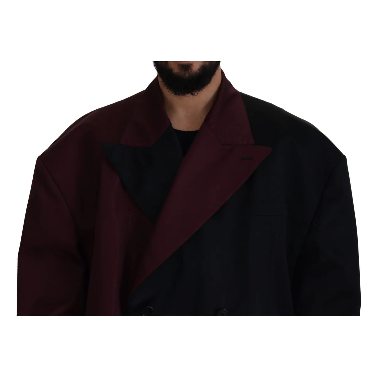Dolce & Gabbana Bordeaux Polyester Double Breasted Jacket