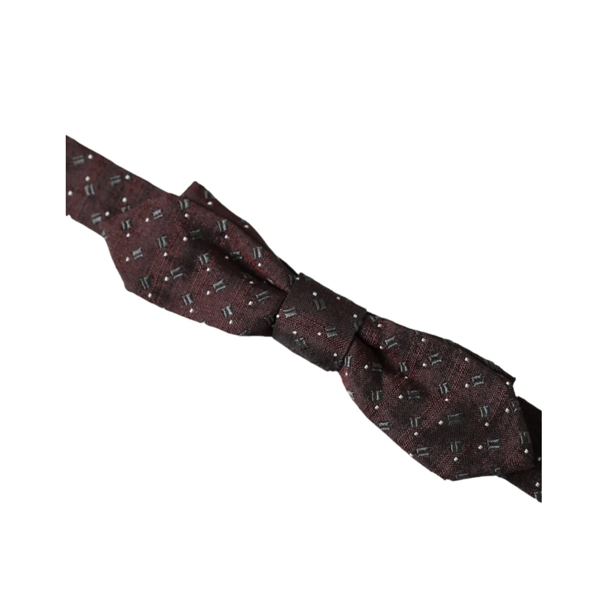 Dolce Gabbana Bow Tie with Elegant Metal Clasp Authentic Luxury Style &